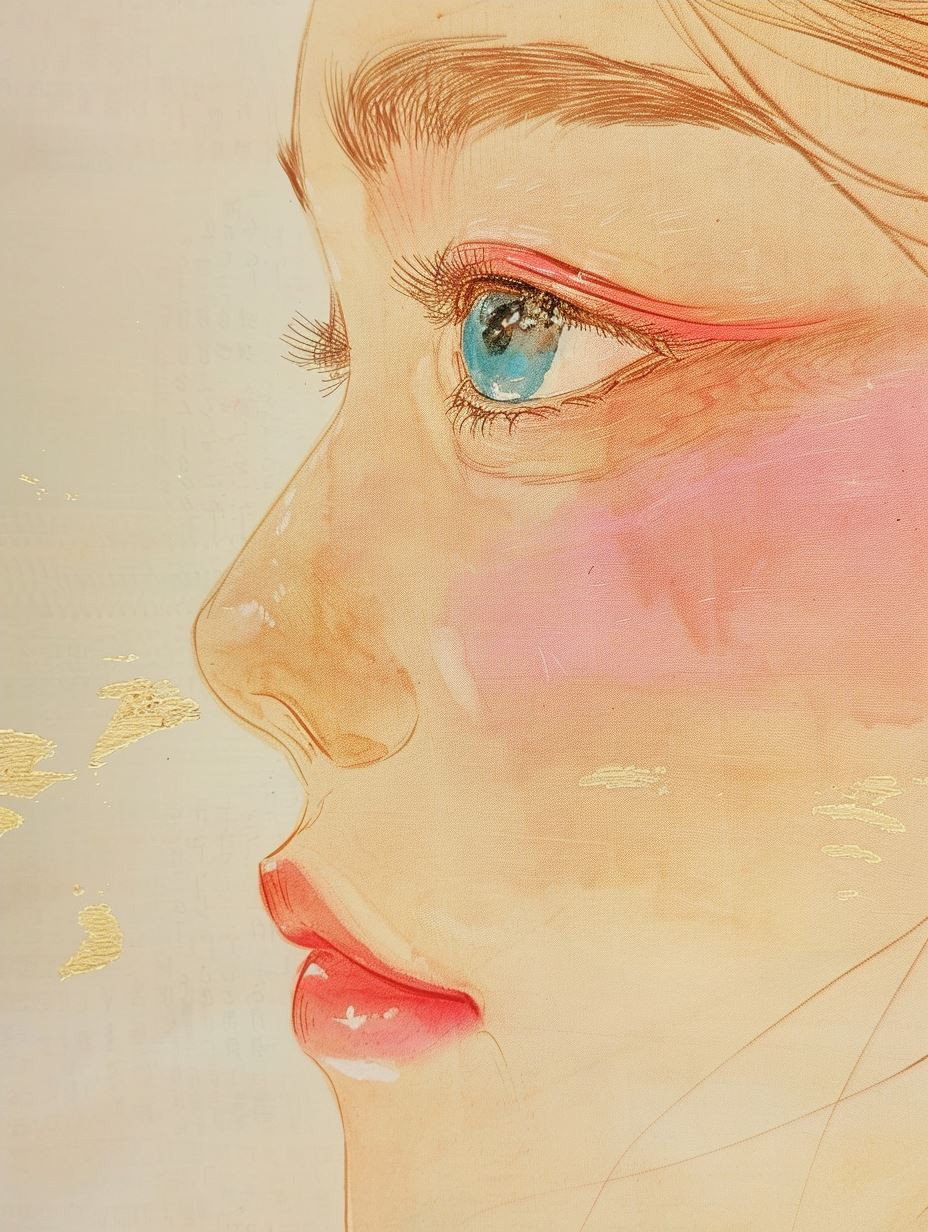 Ethereal Gazes in Watercolor - Image 4