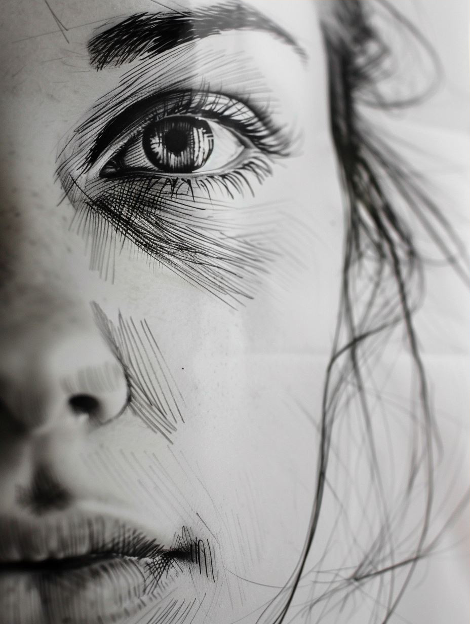Textured Gaze of Ethereal Light - Image 3
