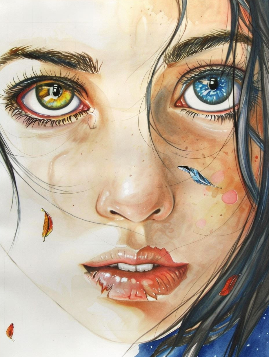 Ethereal Gazes: A Study of Feminine Portraits - Image 4