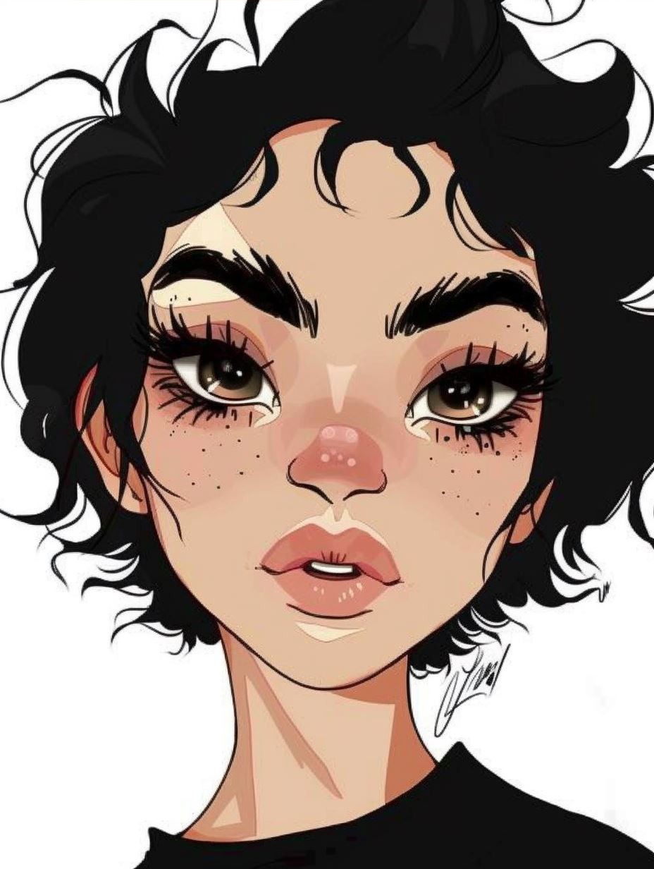 Floral Gaze and Stylized Portraits - Image 3