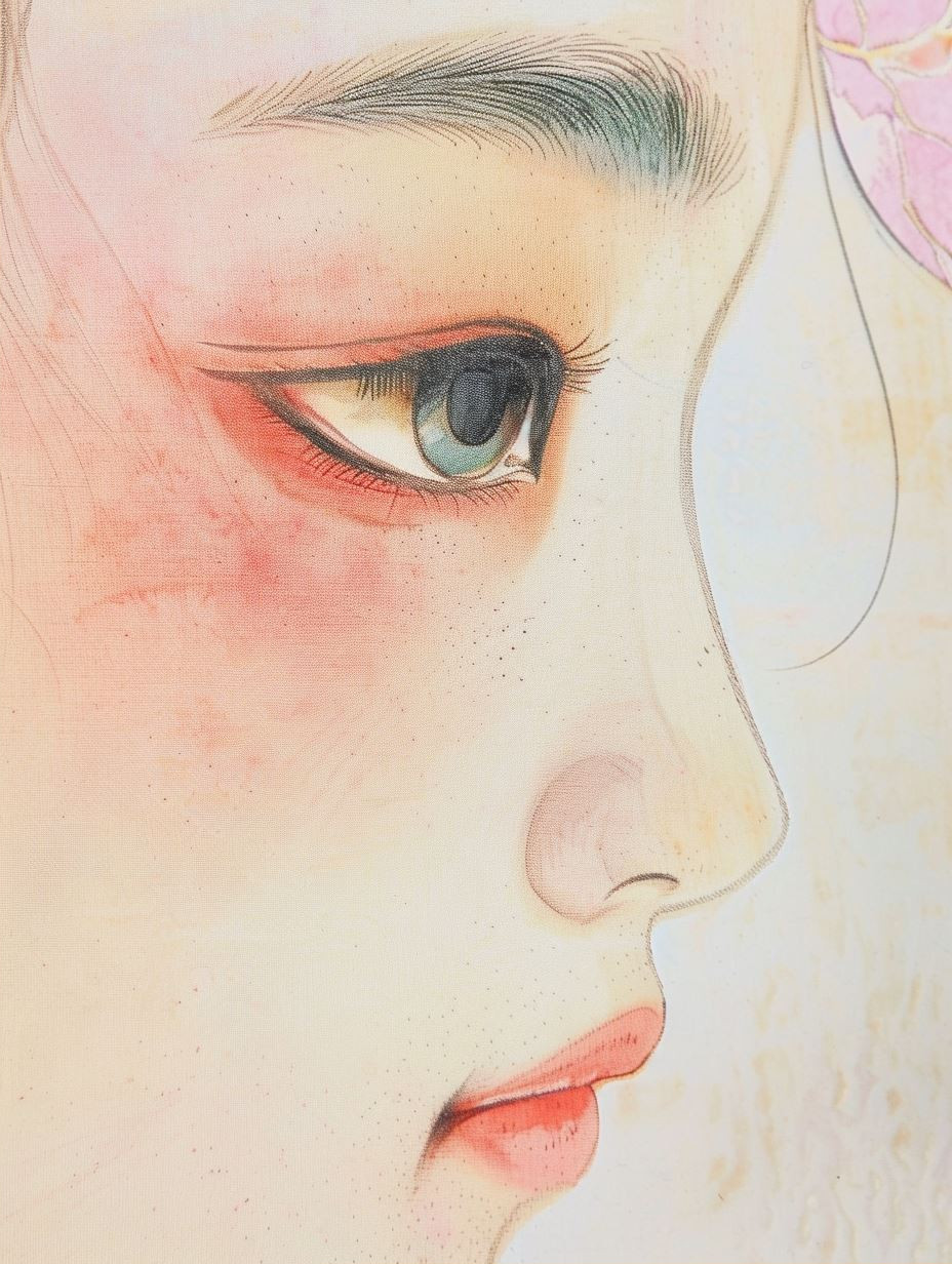 Ethereal Gazes in Watercolor - Image 2