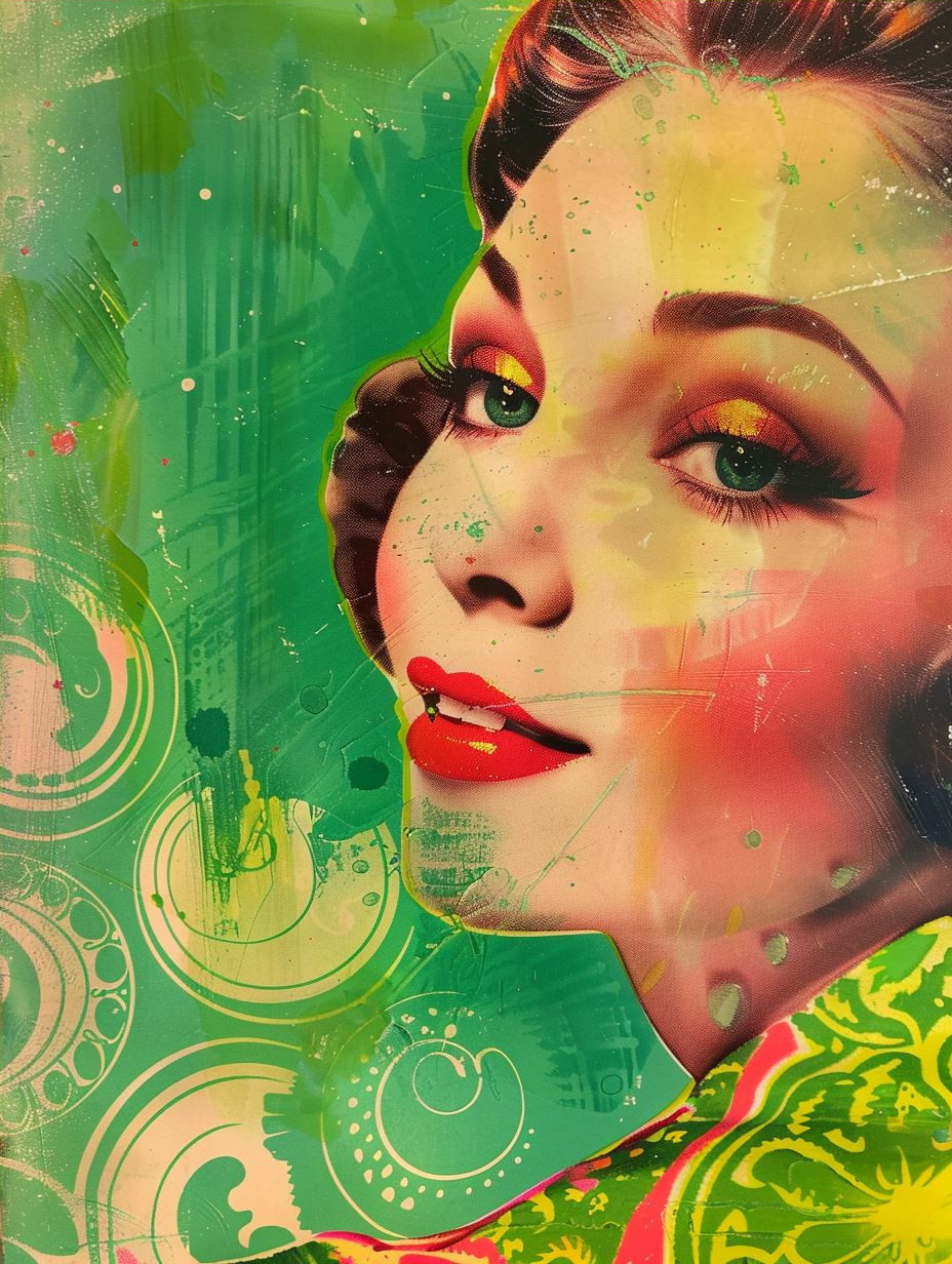 Vintage Tropical Pinup Glamour - Image 4