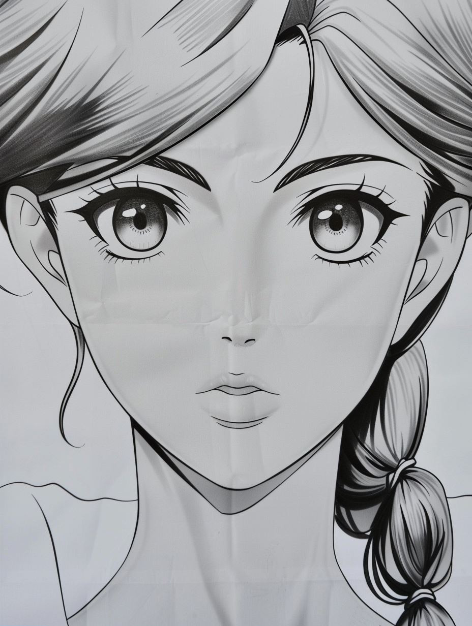Modern Anime Portrait Study - Image 1