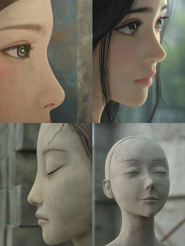 From Flesh to Stone: Artistic Evolution