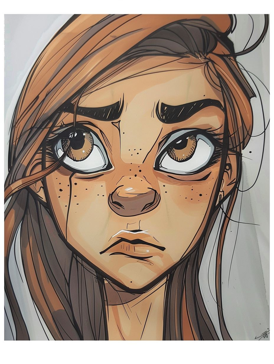 Emotional Expressions in Digital Character Art - Image 4