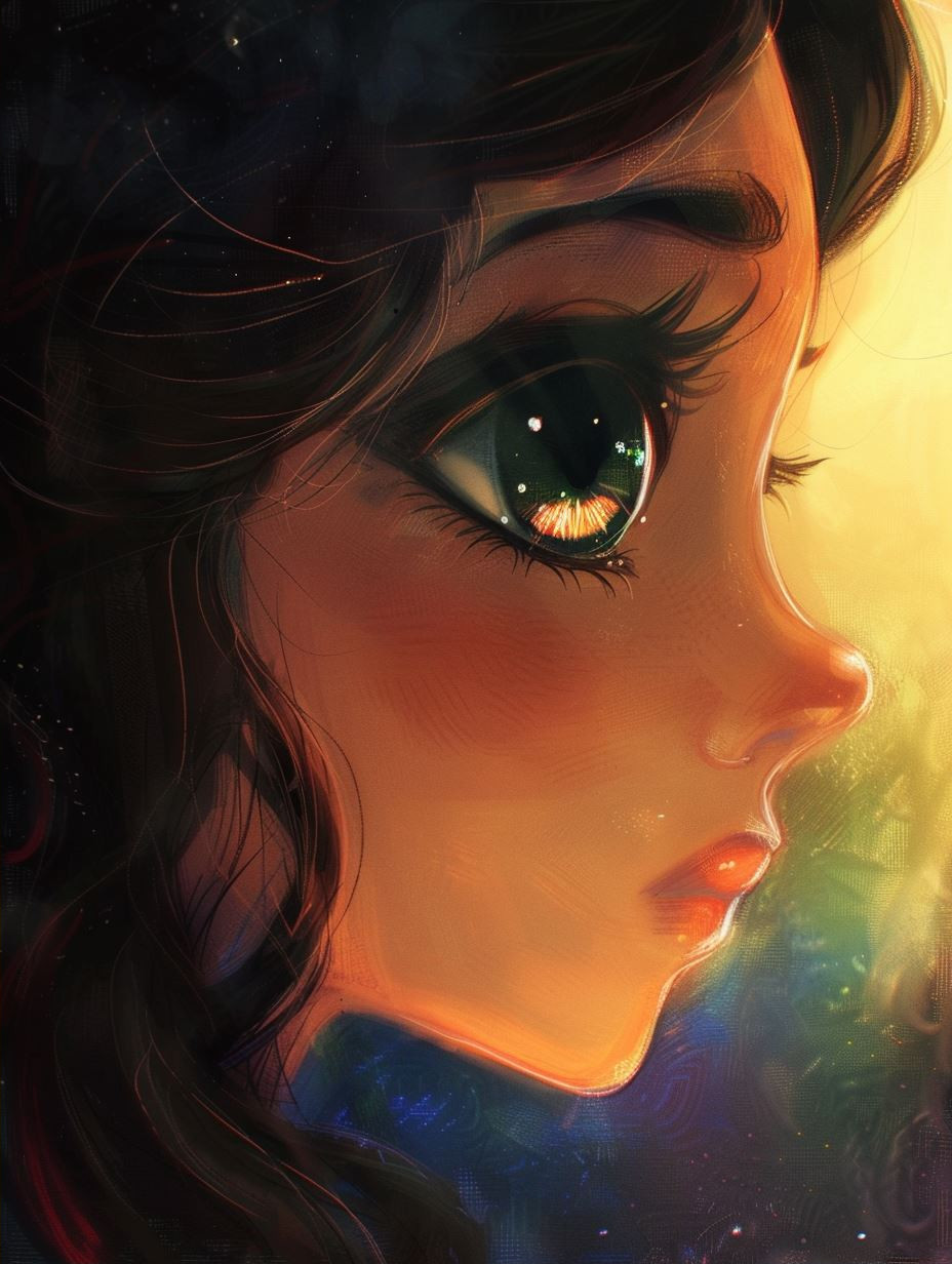 Soulful Gazes: A Digital Art Study - Image 2
