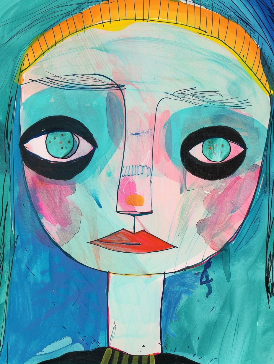 Abstract Portraits of Ethereal Faces - Image 1