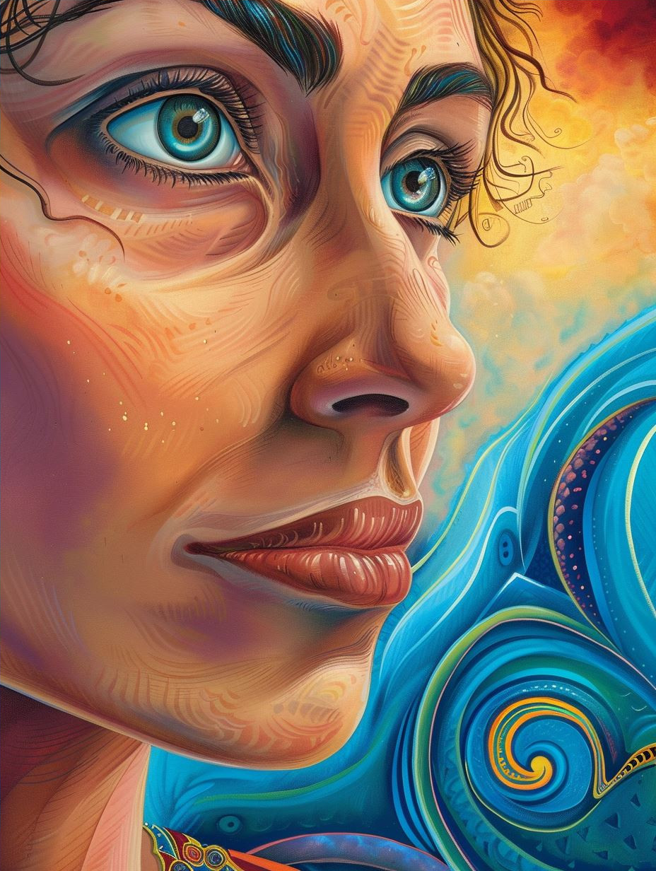 Ethereal Swirls of Feminine Grace - Image 4