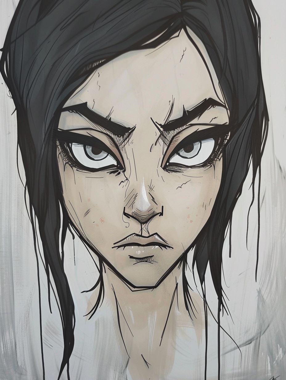 Emotional Expressions in Digital Character Art - Image 1