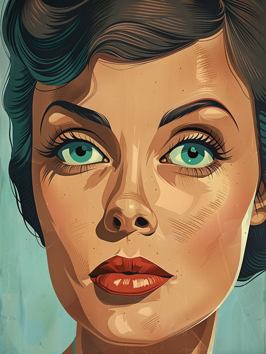 Vintage Glamour Digital Portraits - Image 2