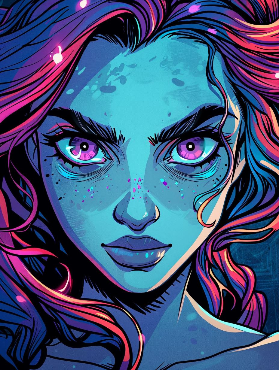 Neon Ethereal Portrait Series - Image 3