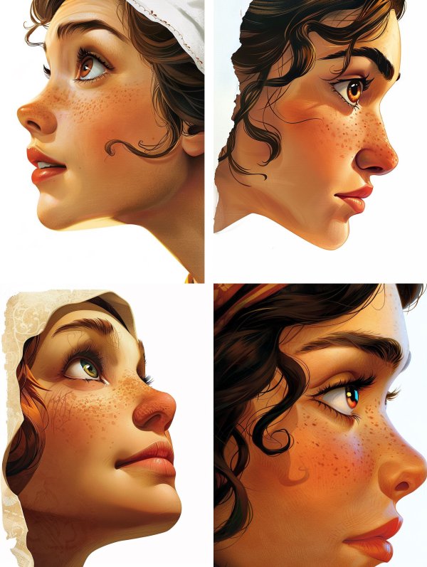 Soft Glow Digital Portrait Study