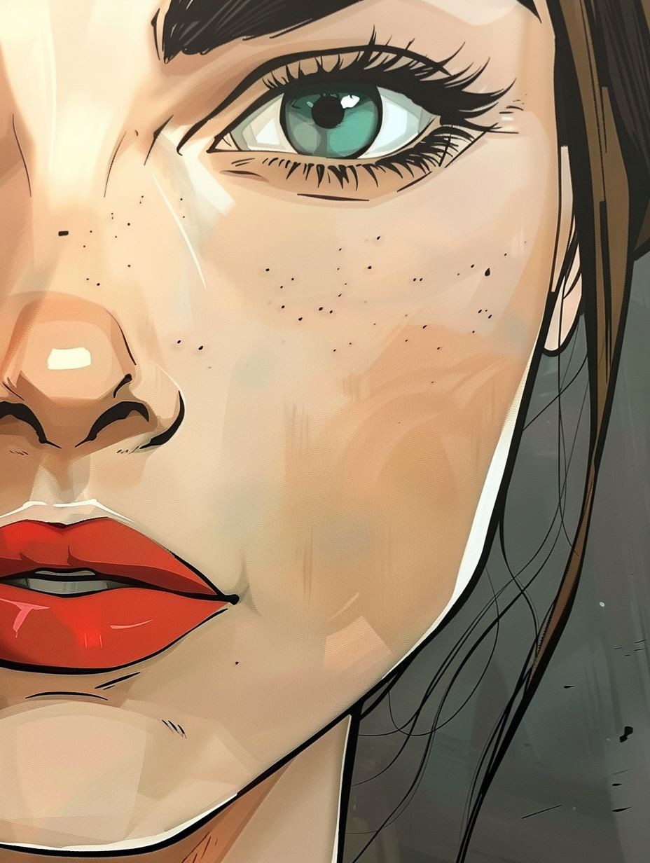 Modern Digital Portrait Study - Image 3