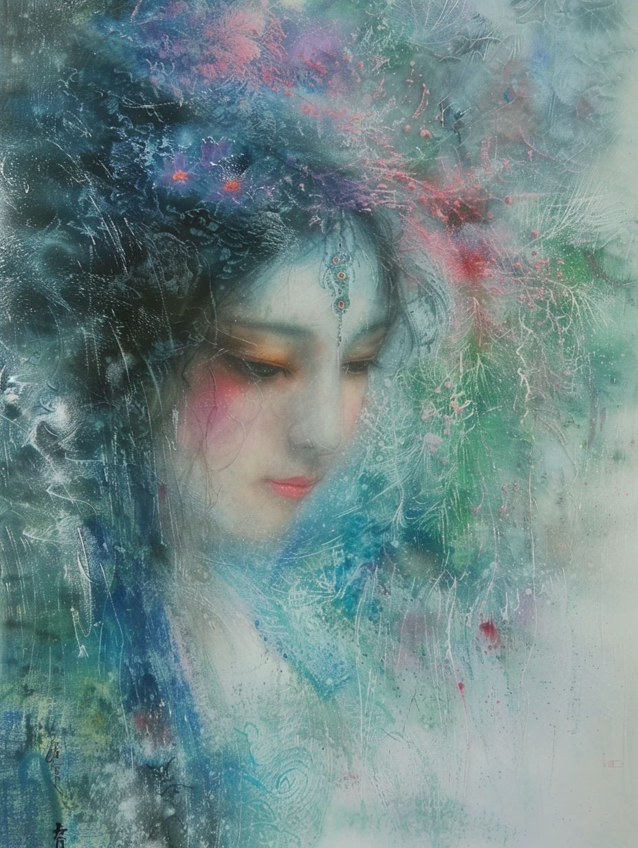Ethereal Whispers of Azure Dreams - Image 4