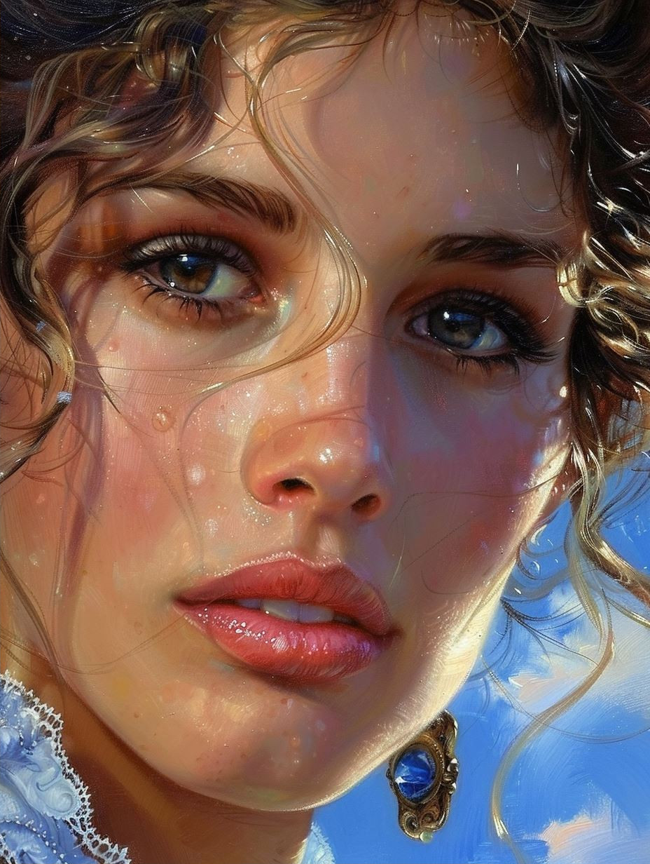 Ethereal Gaze: A Study in Light - Image 2