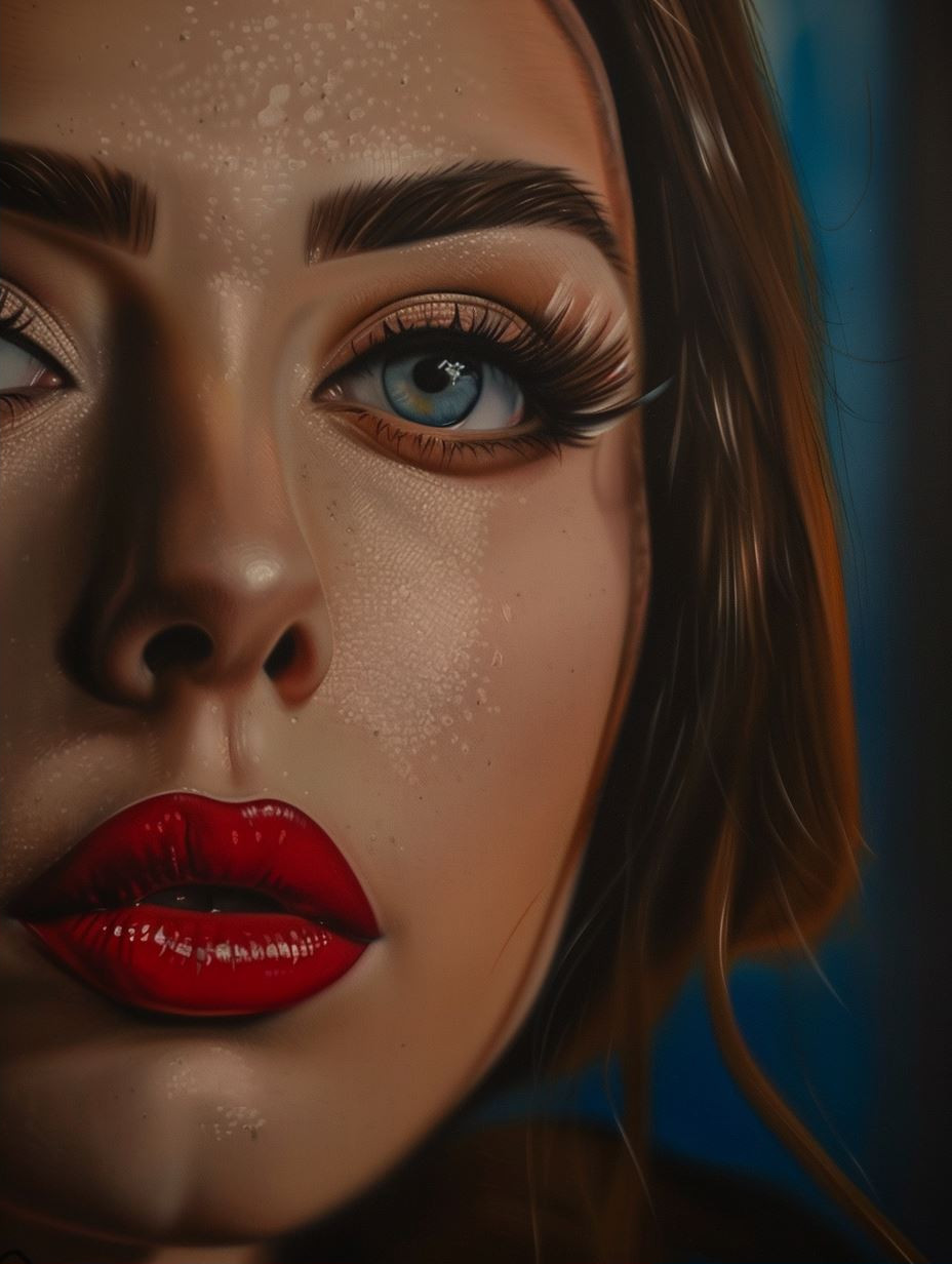 Fragmented Beauty: A Digital Portrait Study - Image 2