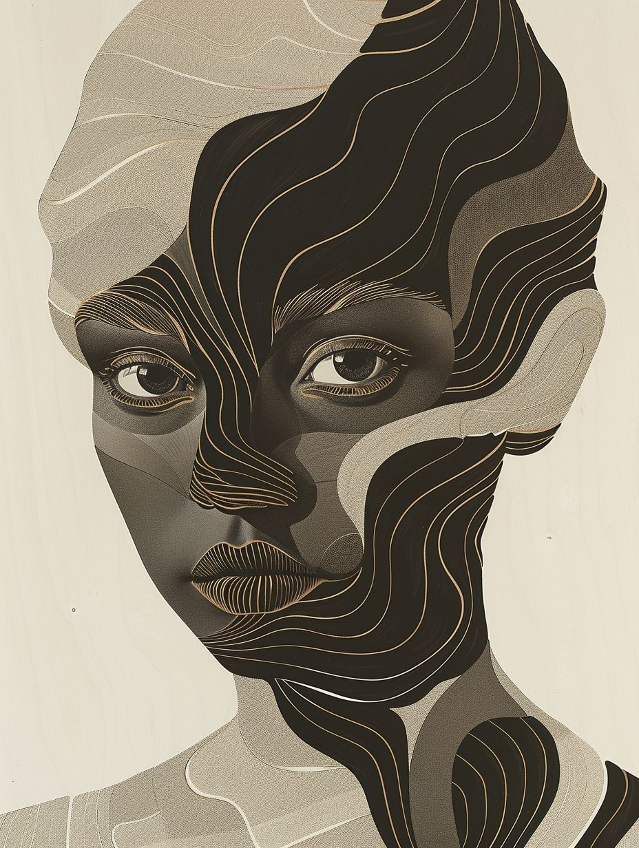 Fluid Surrealist Portrait Studies - Image 4