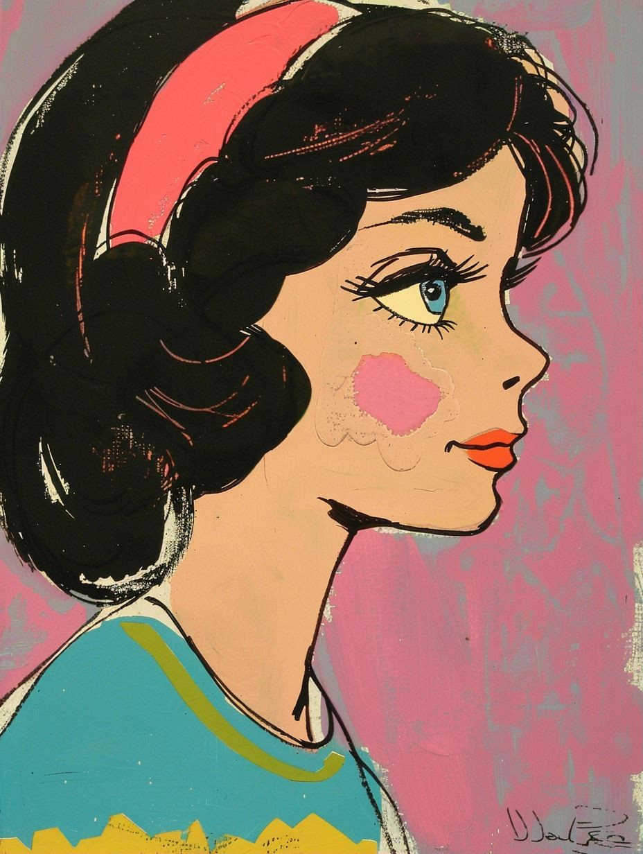 Vibrant Pop Art Female Portraits - Image 1