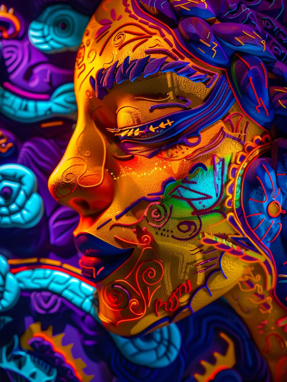 Vibrant Visions of Surreal Digital Portraits - Image 3