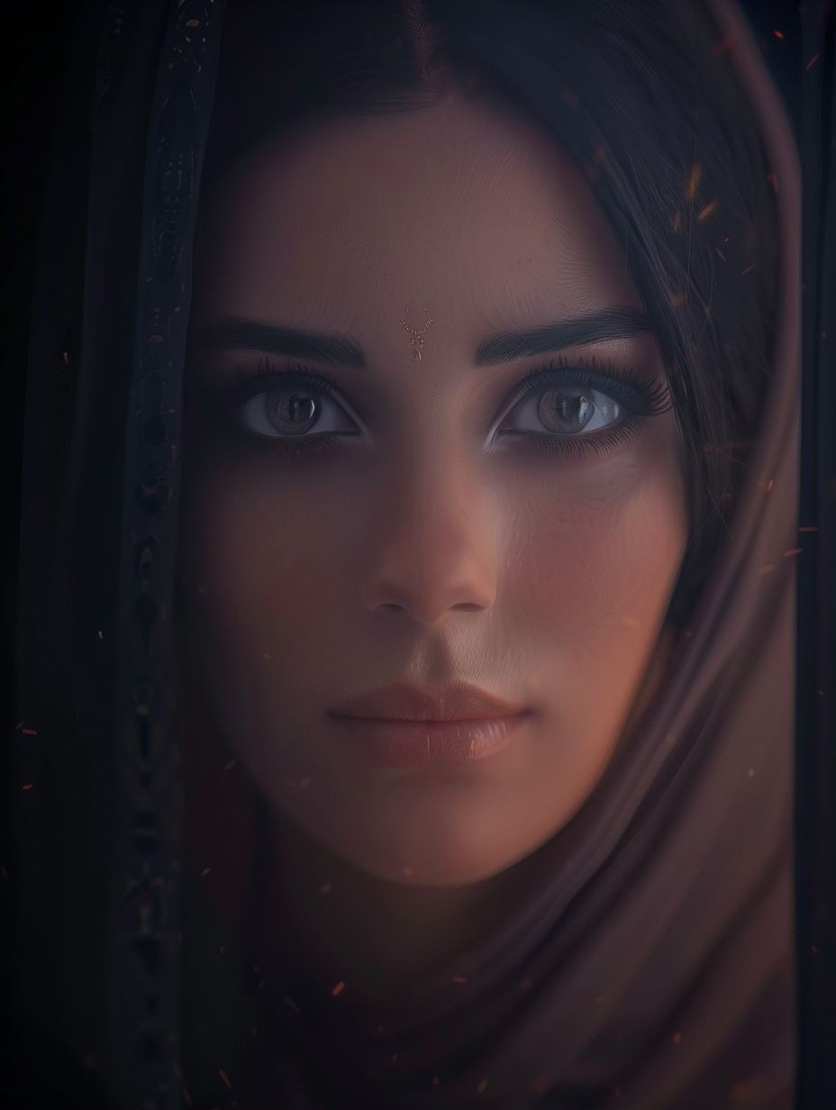 Ethereal Shadows of Feminine Grace - Image 1