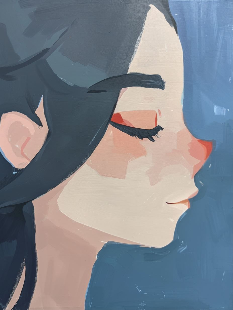 Modern Stylized Portrait Art Studies - Image 1