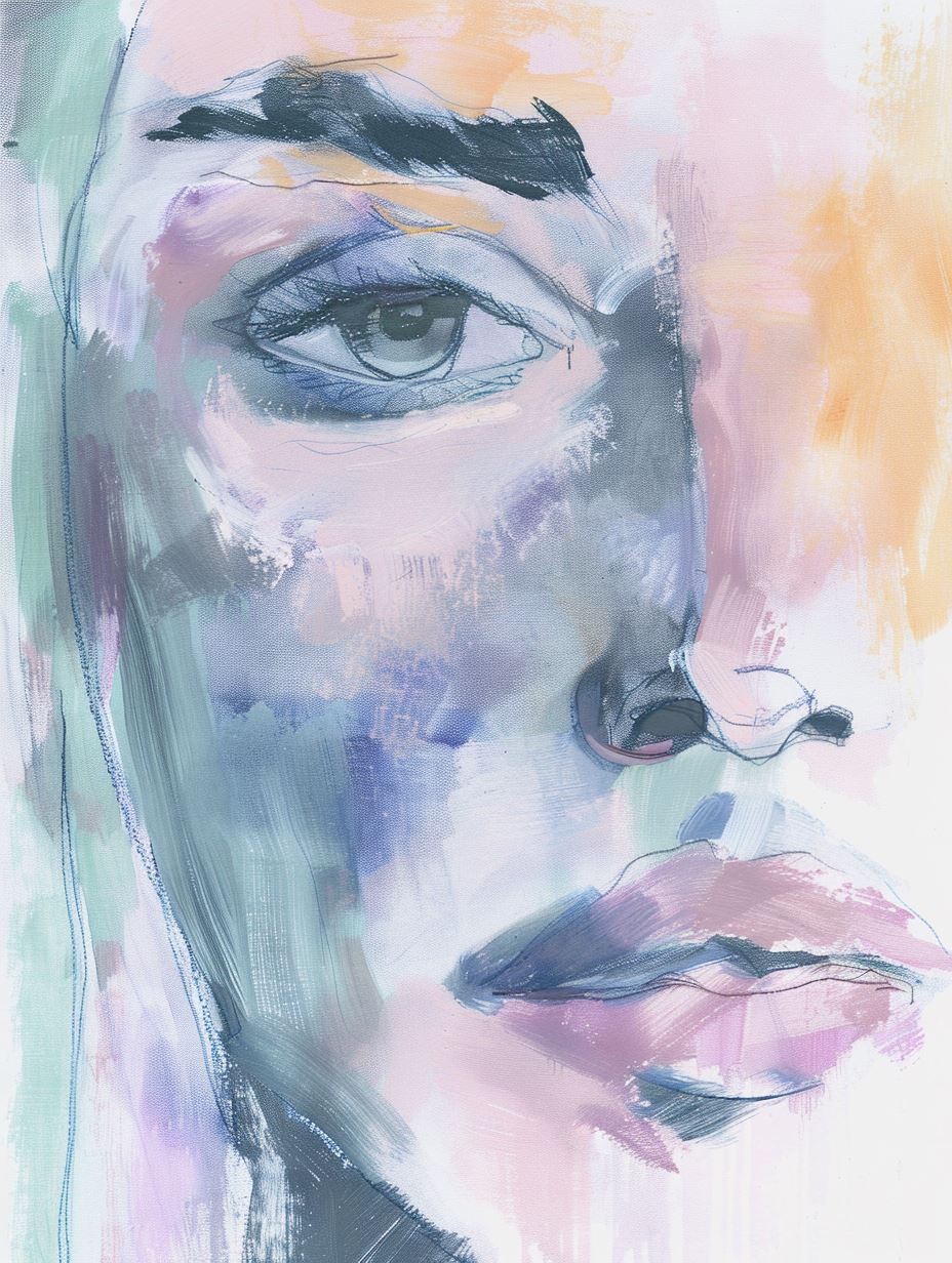 Whispers of Pastel Portraits - Image 4