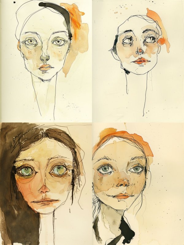 Whispers of the Soul: Four Portraits