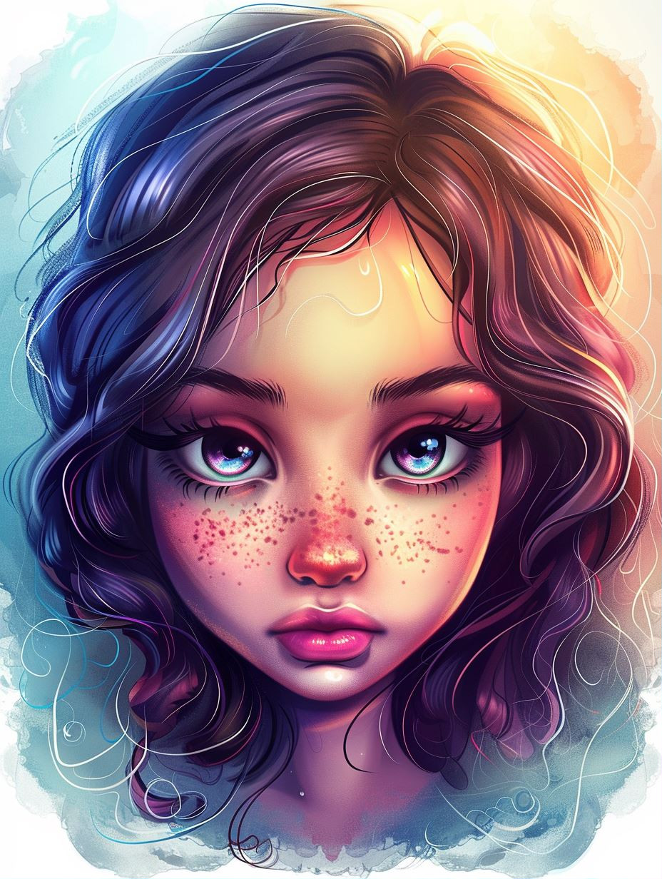Ethereal Dreamy Digital Portraits - Image 1