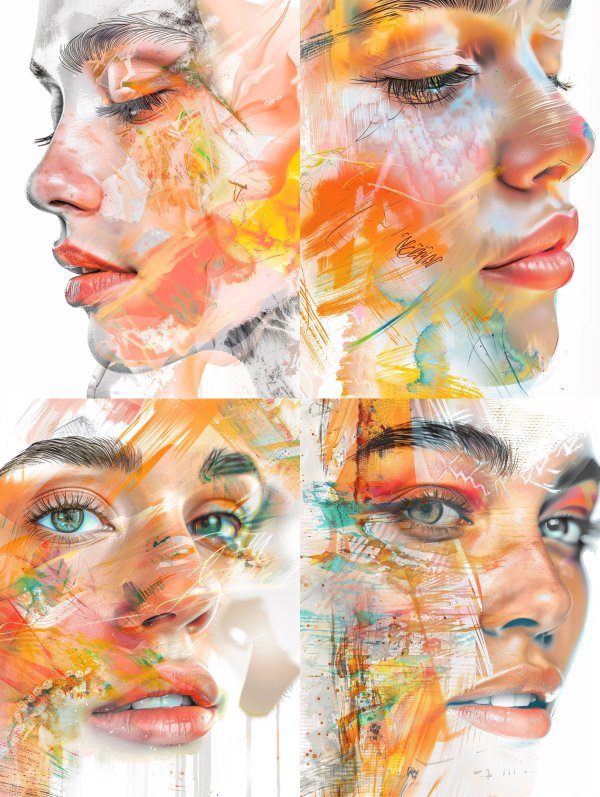 Abstract Prism Portraits