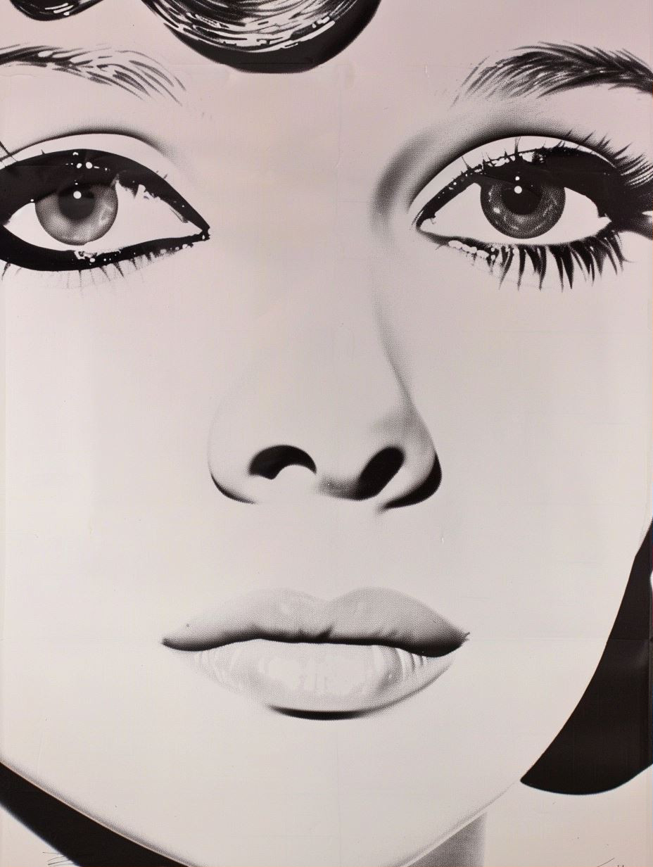Noir Elegance High Contrast Portrait - Image 1