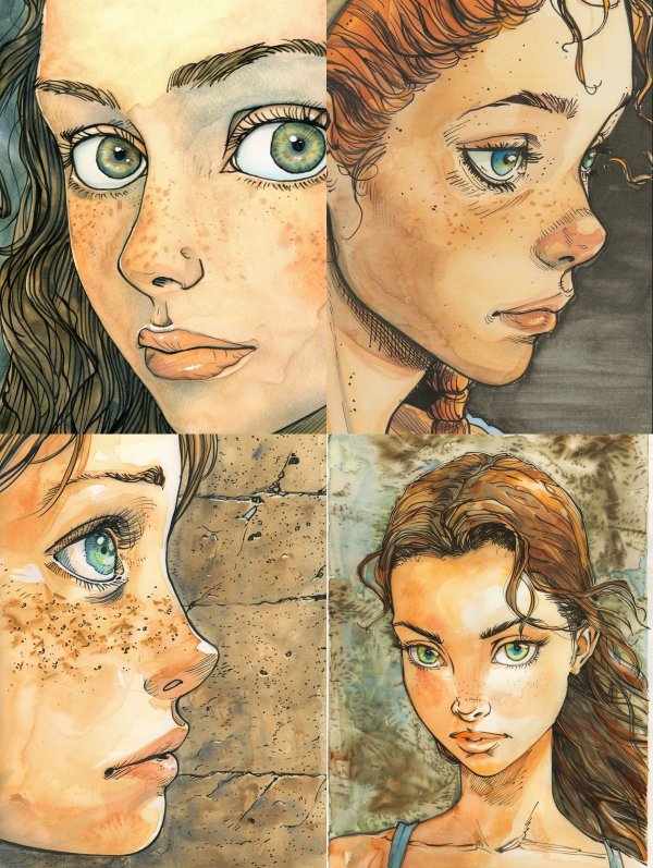 Whispers of Freckles: A Portrait Study