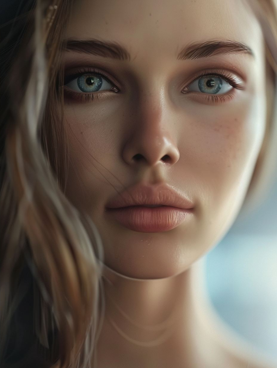 Ethereal Beauty: A Study of Gaze - Image 2