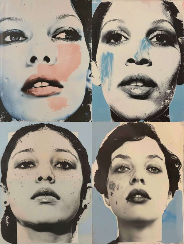 Modern Pop Art Portrait Study