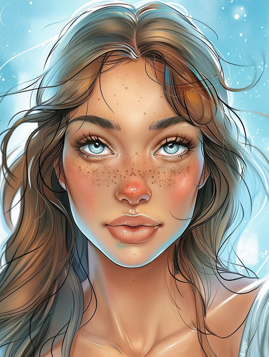 Ethereal Portraits of Freckled Beauty - Image 3