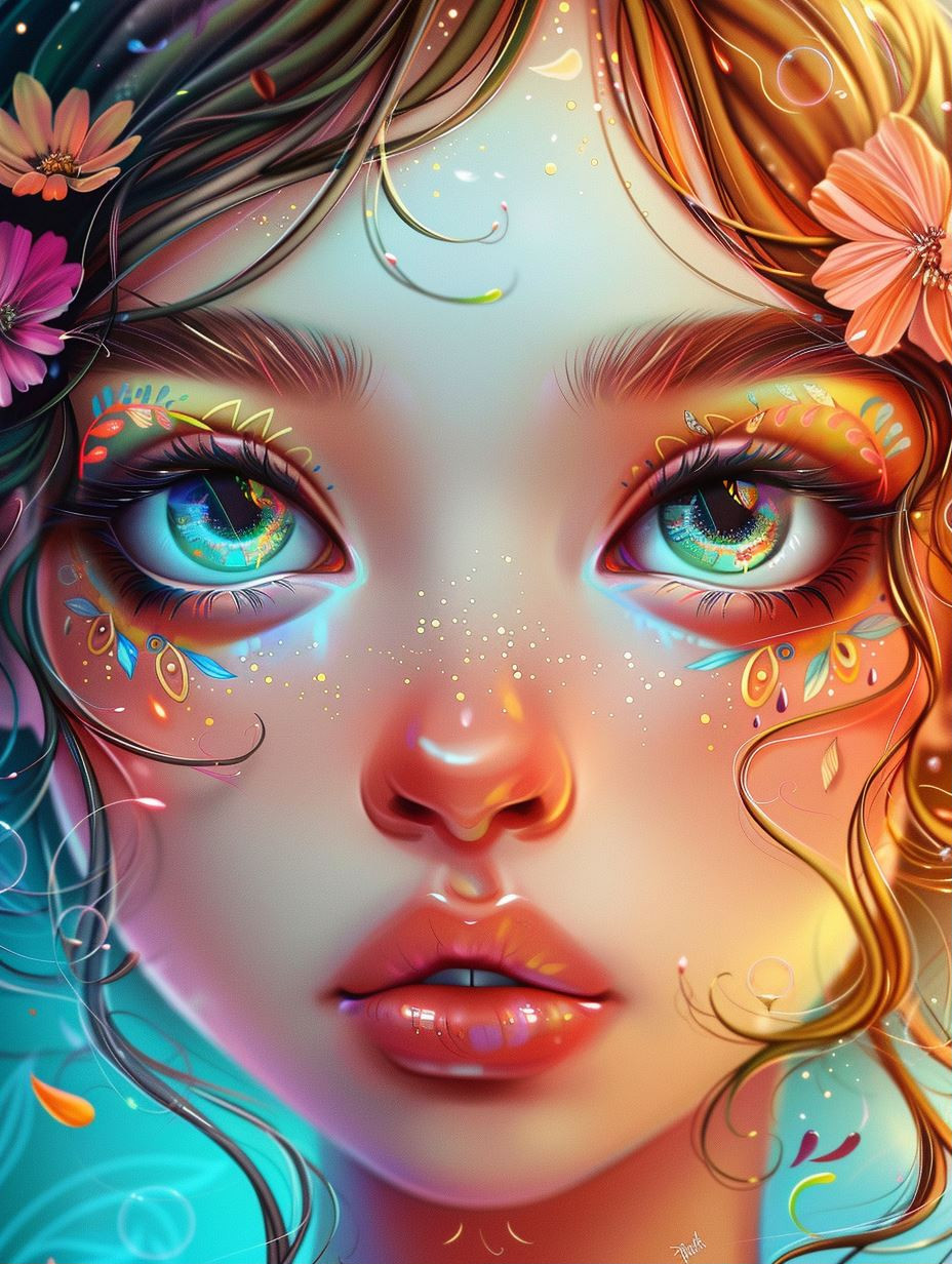 Ethereal Visions of Digital Beauty - Image 1