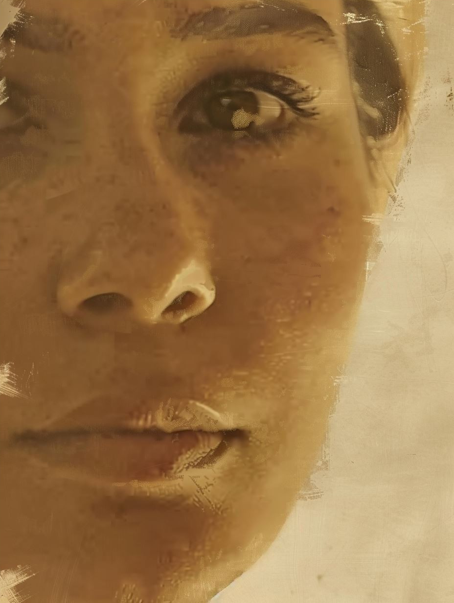 Sepia Haze Ethereal Portrait - Image 4