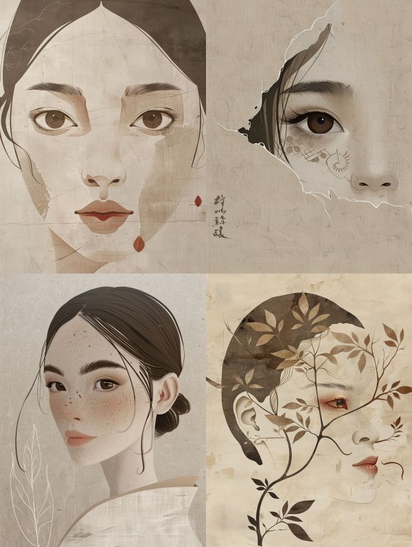 Ethereal Vintage Portrait Study