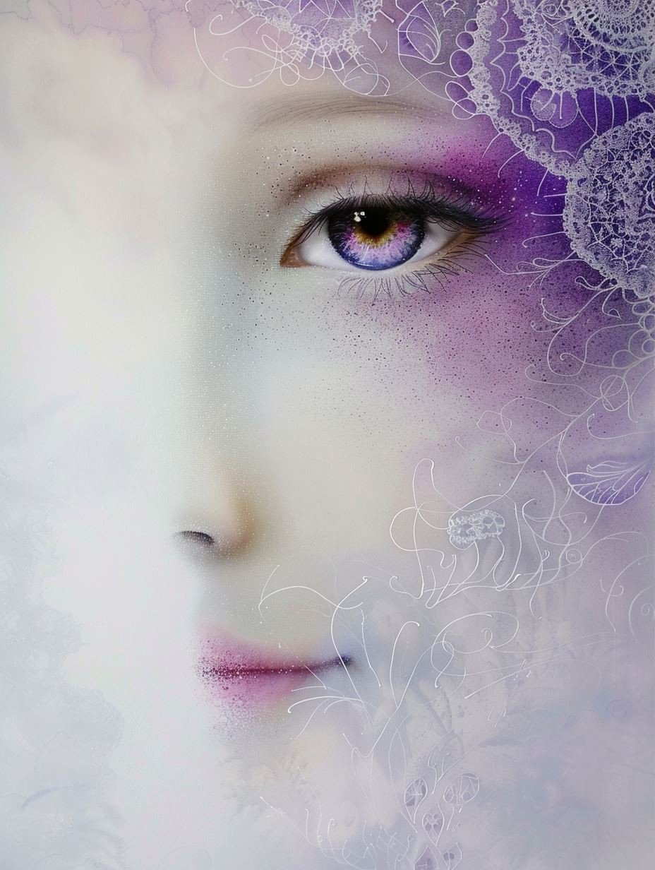 Ethereal Lavender Floral Dreams - Image 3