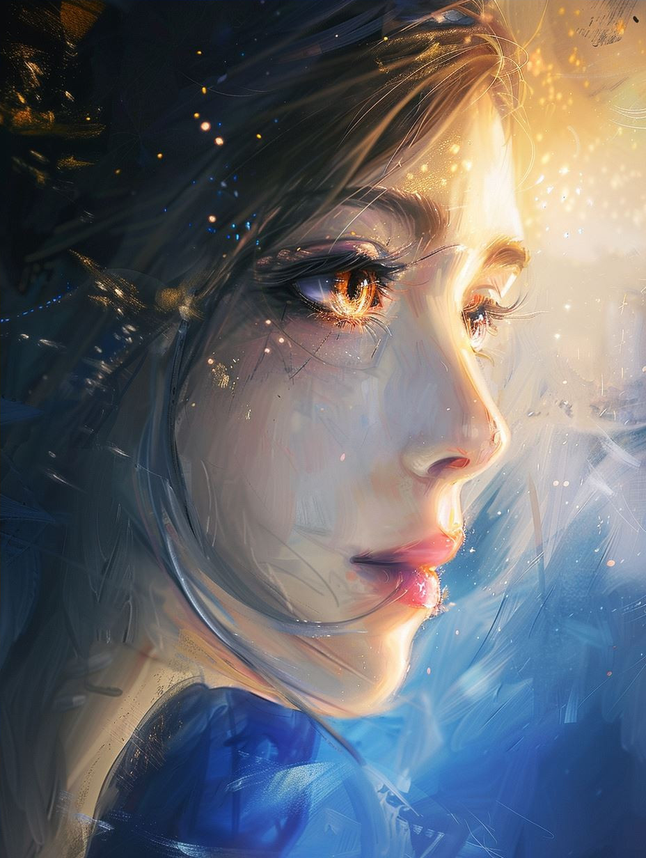 Celestial Ethereal Dream Portrait - Image 4