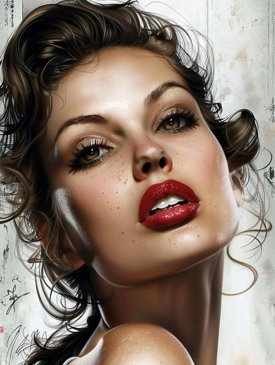 Gritty Glamour Portrait - Image 3