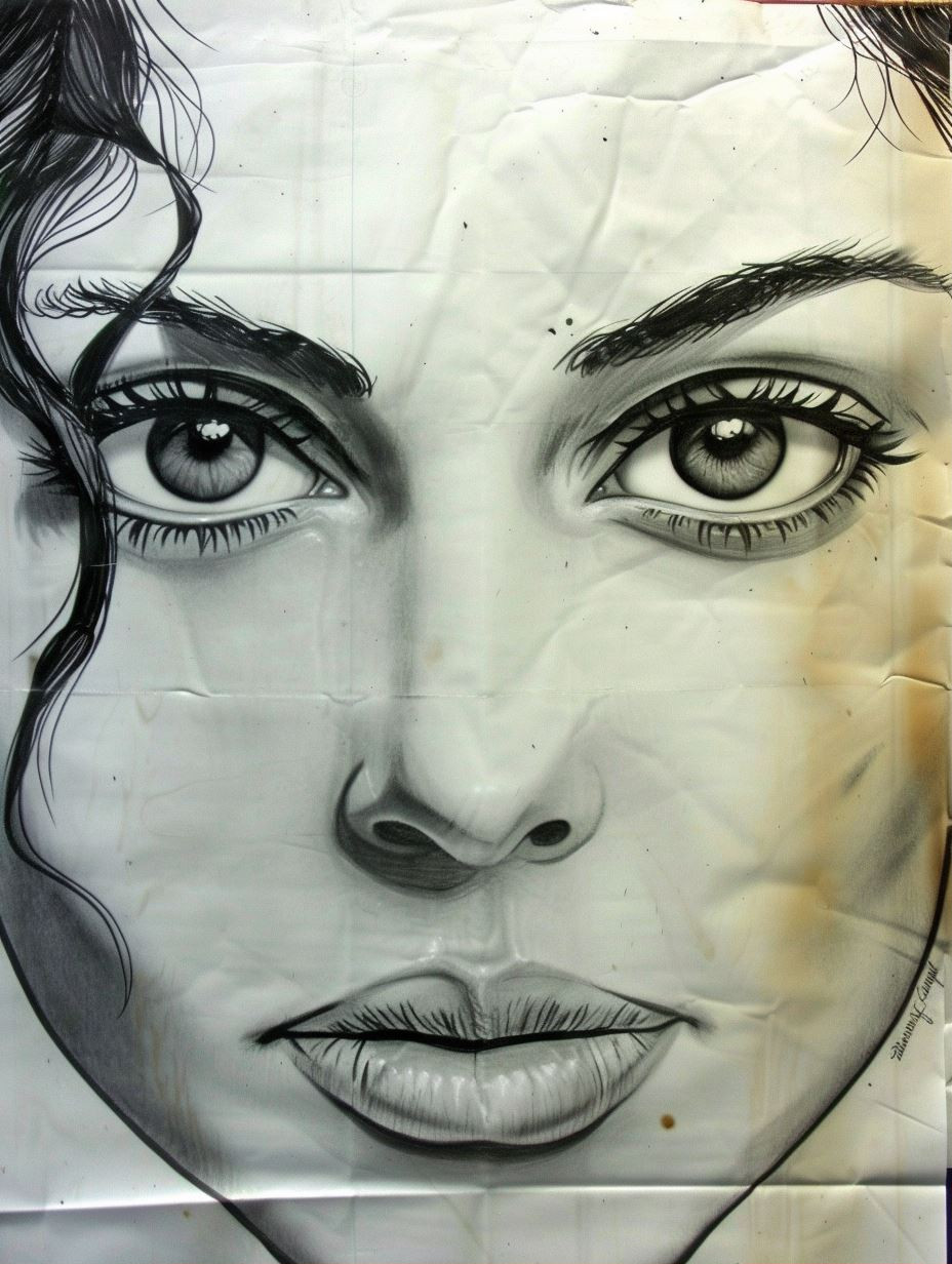 Monochrome Ink Gaze - Image 1