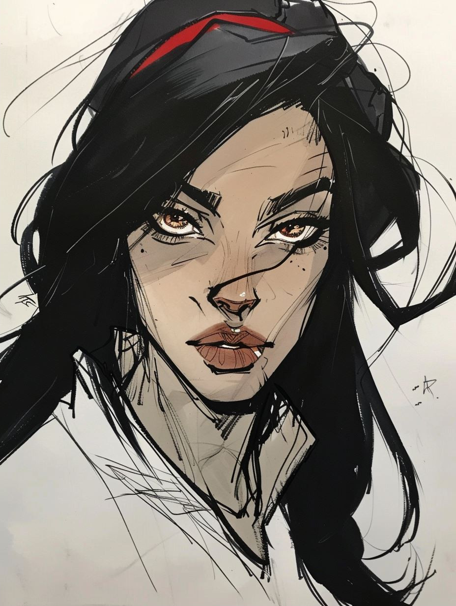 Moody Digital Character Concept Sketches - Image 2