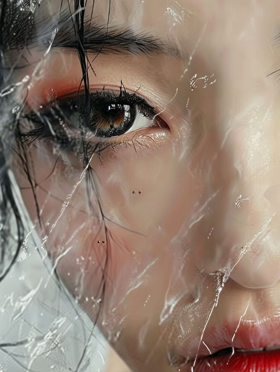 Liquid Gaze: Ethereal Beauty - Image 1