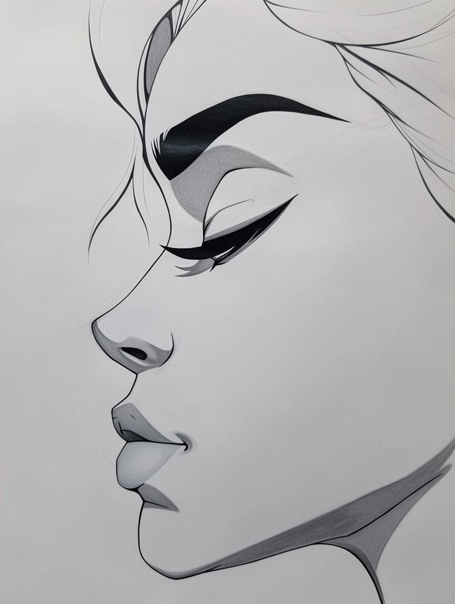 Digital Art Evolution of Female Portraits - Image 4