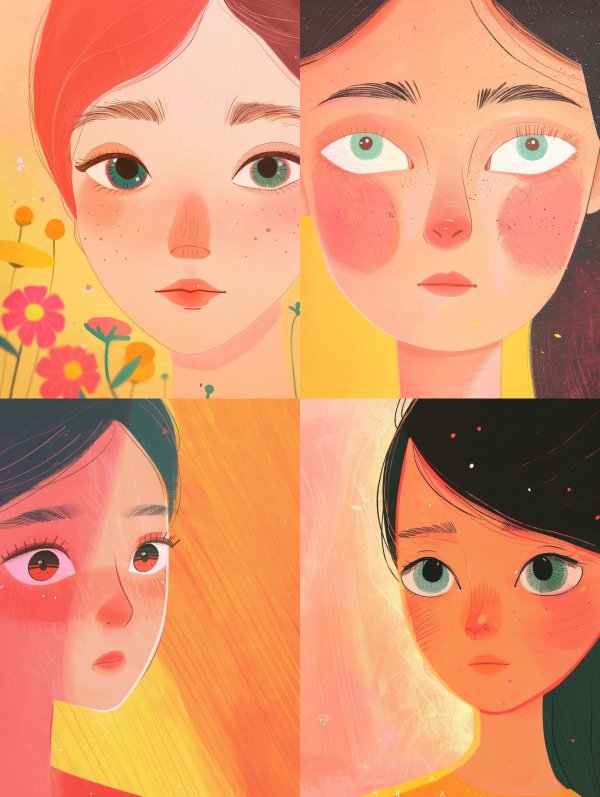 Soft Pastel Portrait Studies