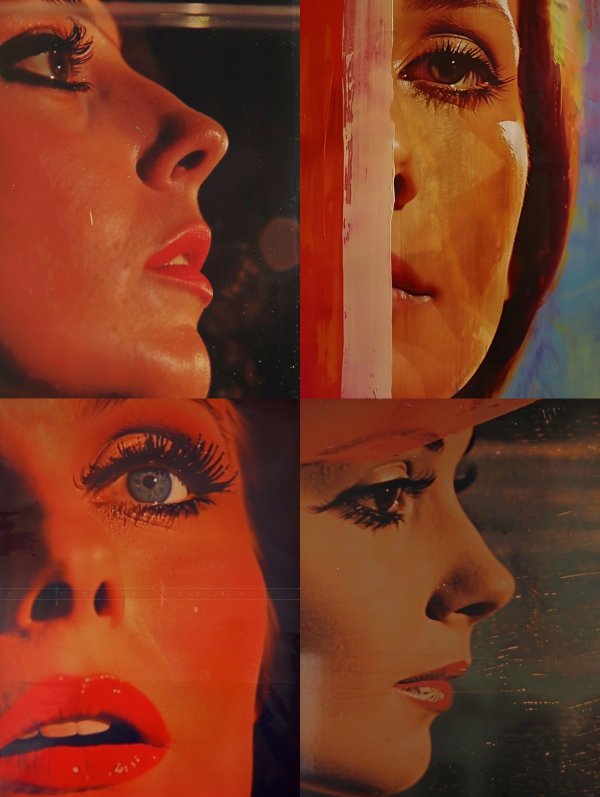Vintage Cinematic Beauty Portraits
