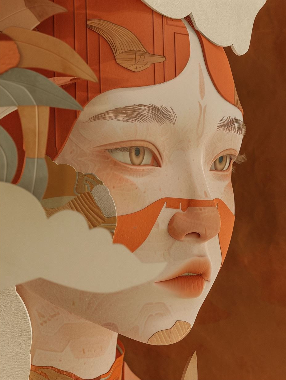 Ethereal Autumnal Portrait Fragments - Image 2