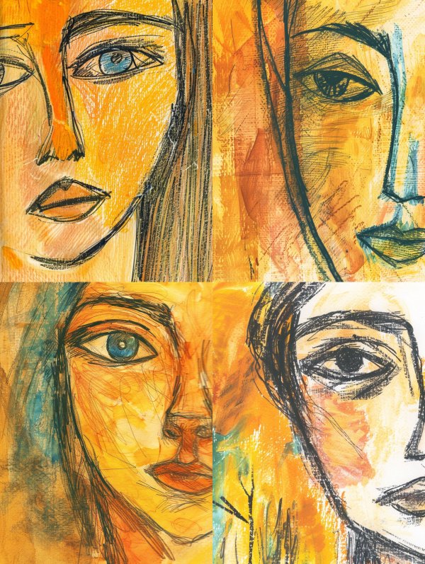 Golden Gazes in Four Frames