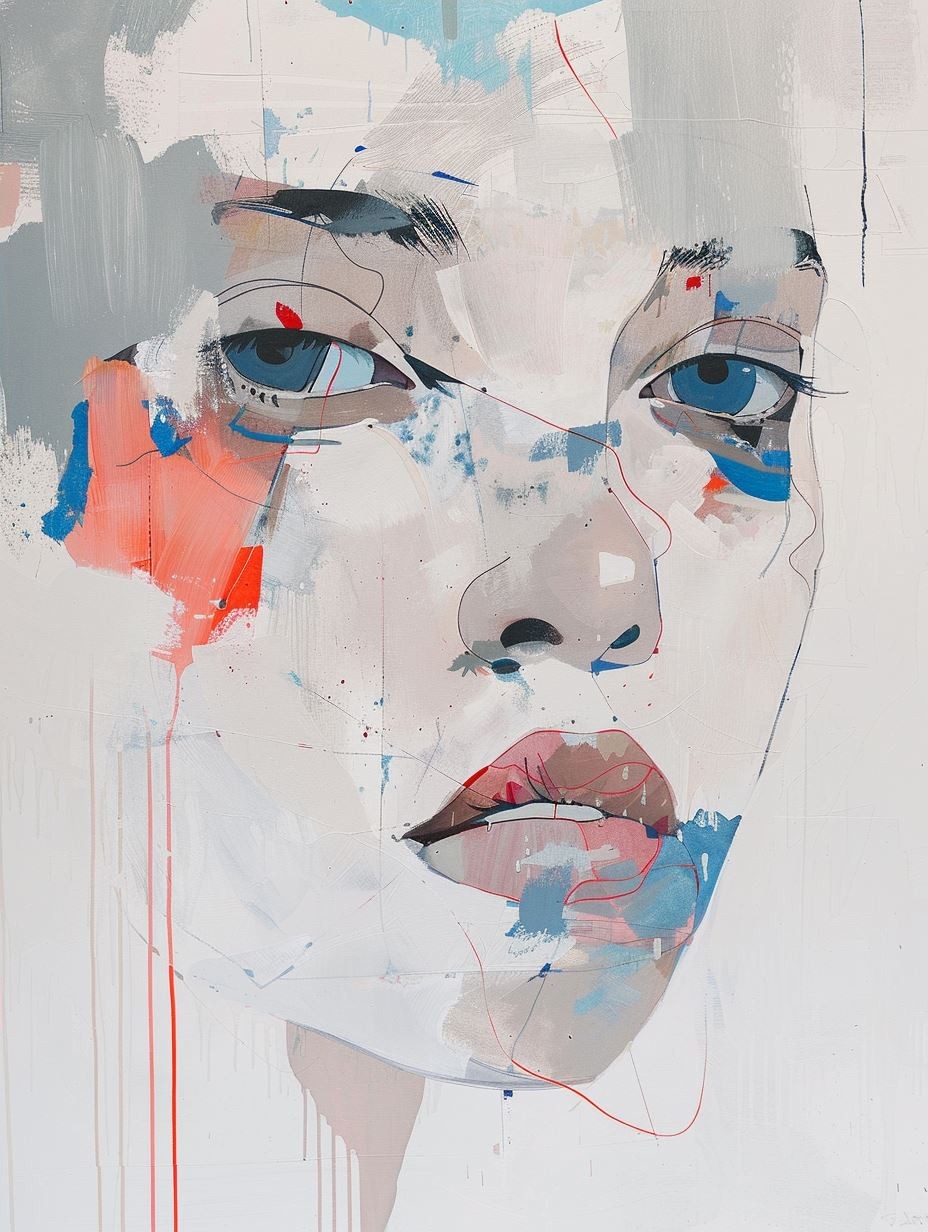 Fragmented Soul Abstract Portrait - Image 4