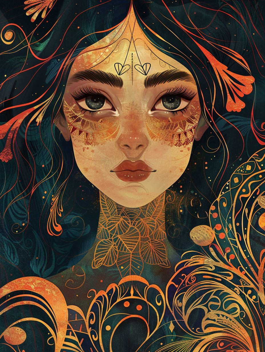 Mystic Ethereal Goddess Portraits - Image 3